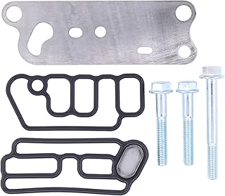 ApplianPar Engine Variable Valve Timing VVT Solenoid Gasket Seal Filter Kit for Honda Aucra Pilot Odyssey