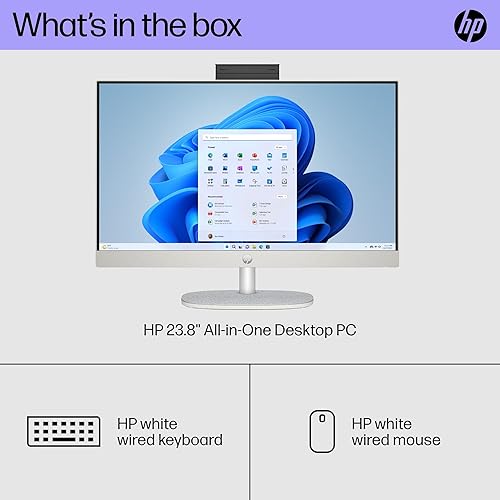 Miniatura 8 de HP PC de escritorio todo en uno de 23.8 pulgadas, pantalla FHD, AMD Athlon Gold 7220U, 8 GB de RAM, SSD de 256 GB, gráficos AMD Radeon, Windows 11
