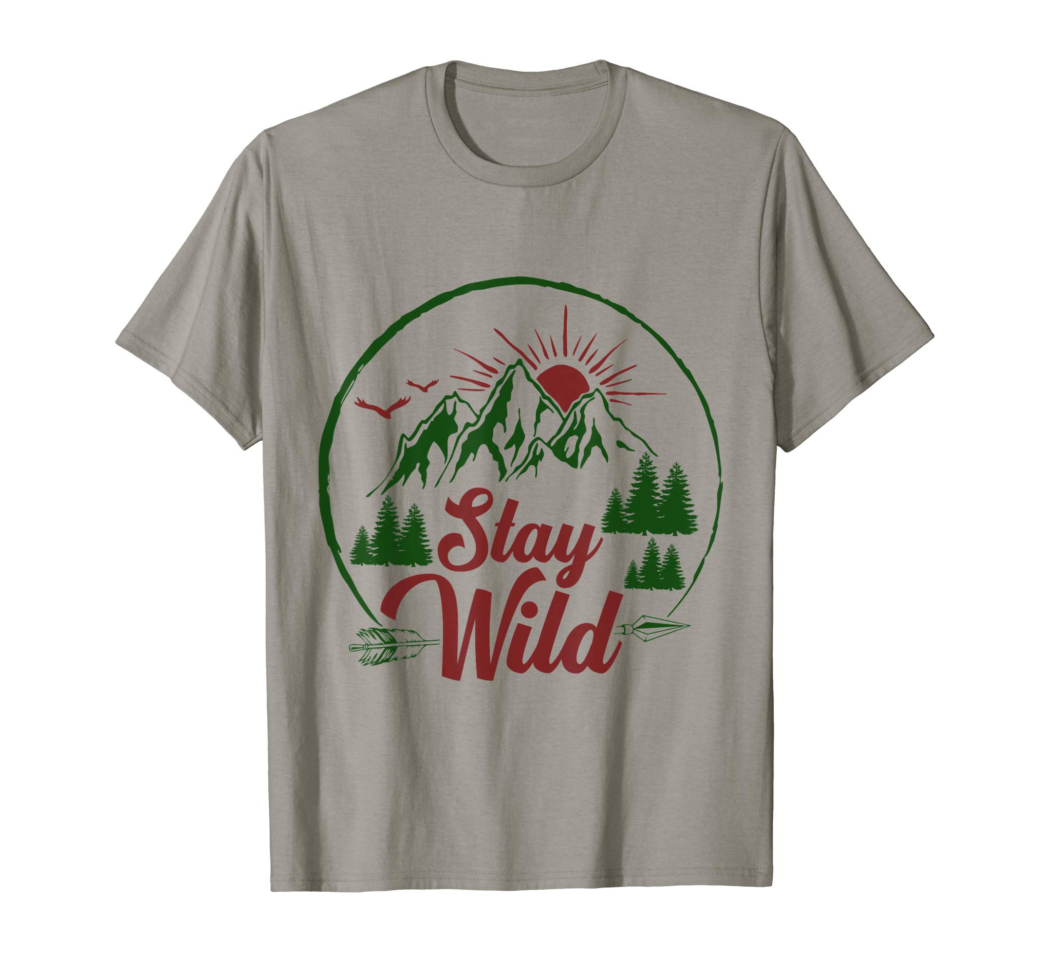 Stay Wild Men and Women Hikers, Campers and Outdoor Lovers T-Shirt