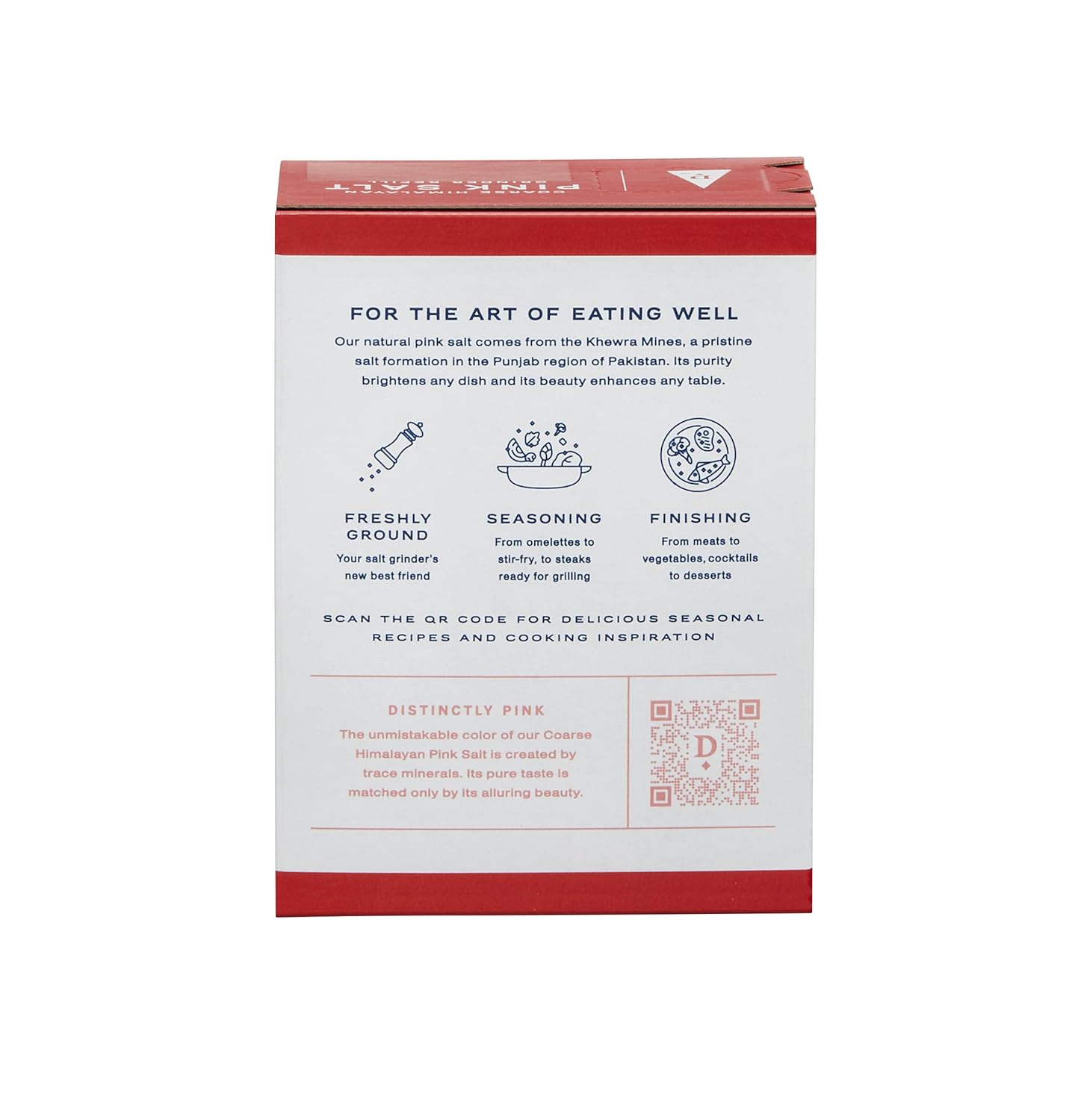 Diamond Crystal Salt Co. Coarse Himalayan Pink Salt Grinder Refill (2LB)