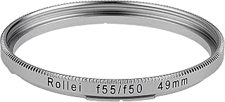 Fotodiox Step Ring, Bayonet IV (Bay 4) - 49mm Filter Adapter for All Rollei Rolleiflex TLRs with Wide-Angle Rolleiflex Carl Zeiss Distagon 55mm F4.0, Carl Zeiss Distagon 50mm F4.0