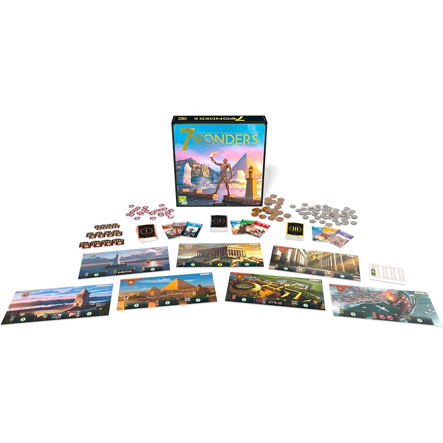 Amazon.com: Asmodee 7 Wonders Board Game (New Edition