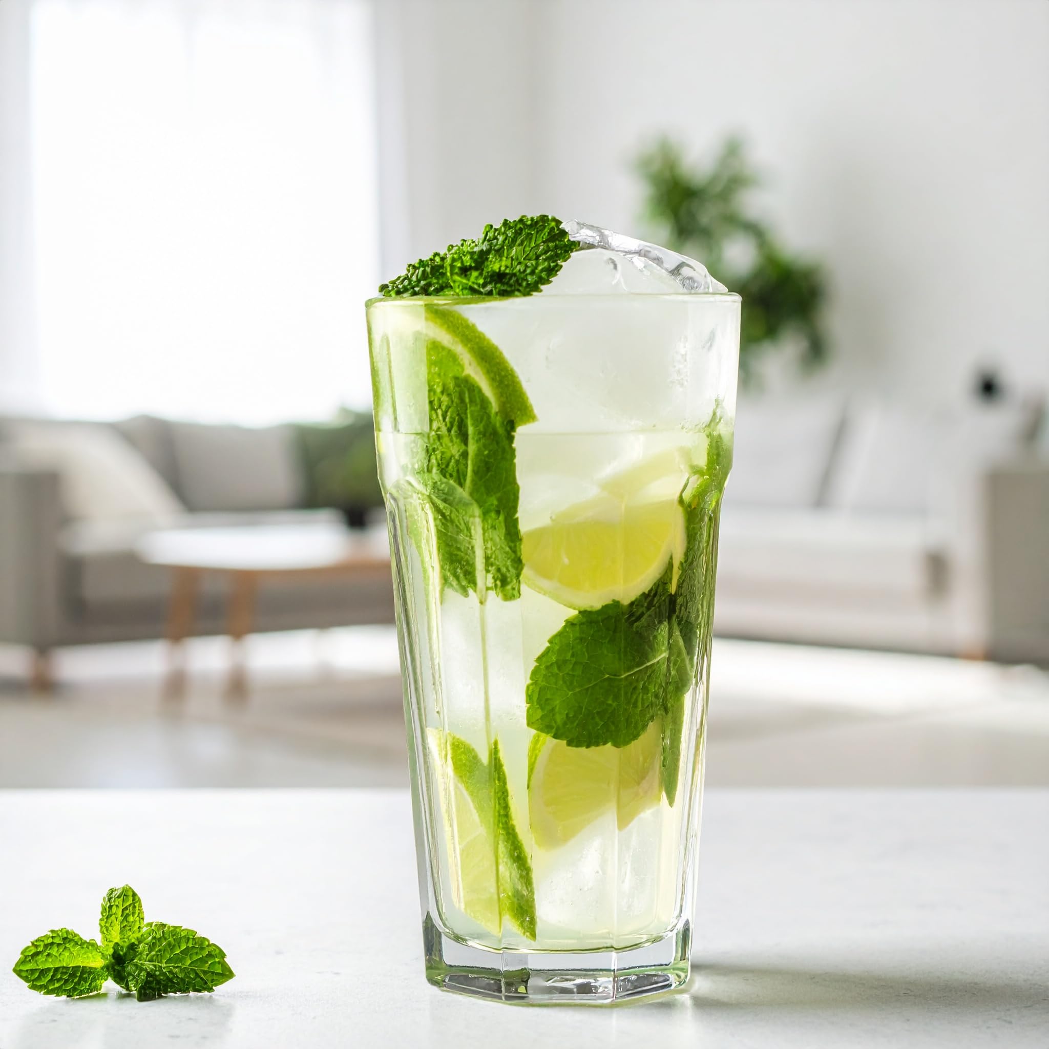 Glasmark KROSNO, 320ml, Zestaw 6 szt., szklanka, do longdrink, drinków, highball, wody, Idealne do domu, restauracji, Klasyczny kształt, Szkło wysoki połysk