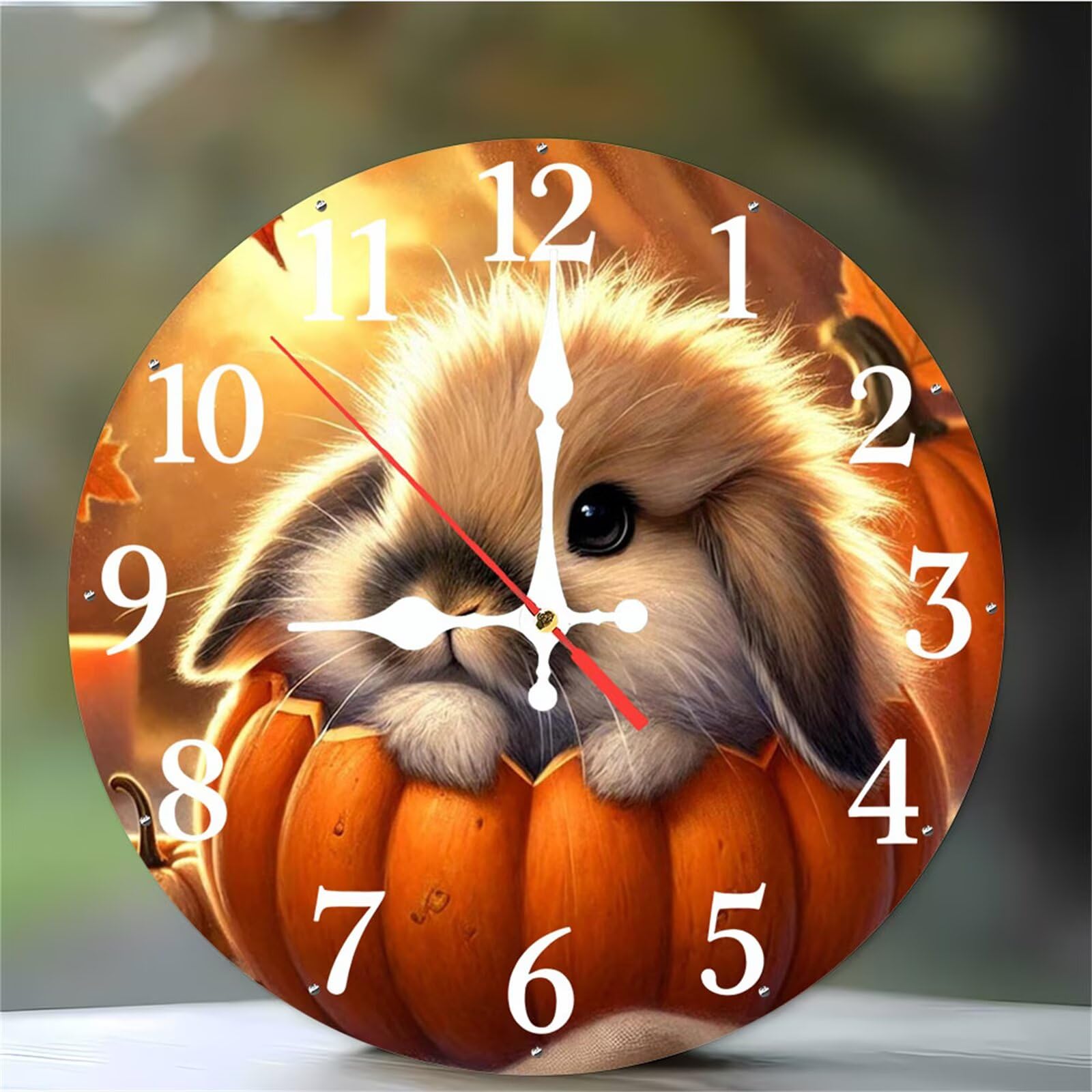 Horloge murale silencieuse 30cm moderne pour un sommeil paisible