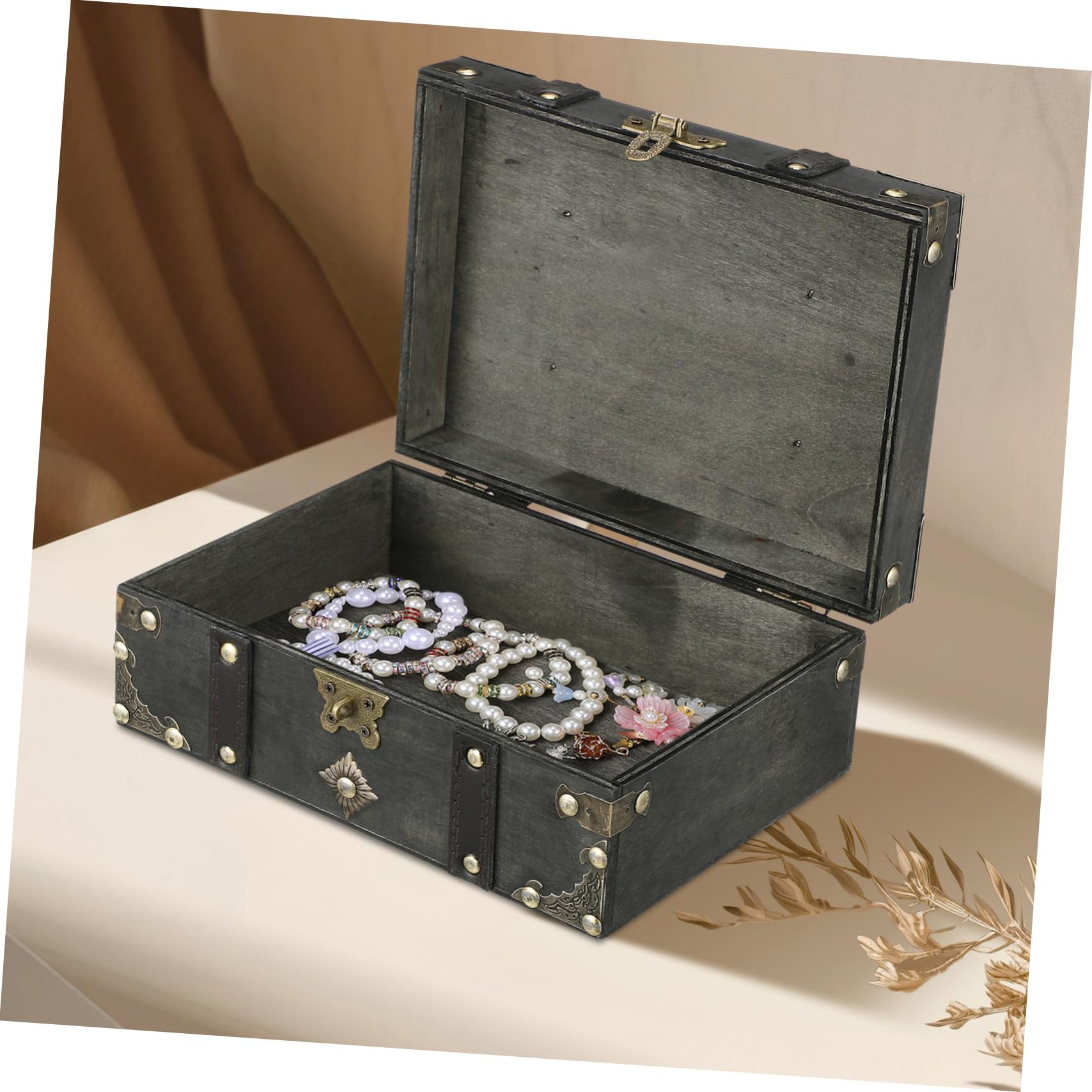 Schmuckkästchen Im Vintage-stil Mit Passwortschloss Aufbewahrungsbox Für Halsketten Ringe Und Armbänder Dekorative Schmuckschatulle Für Damen
