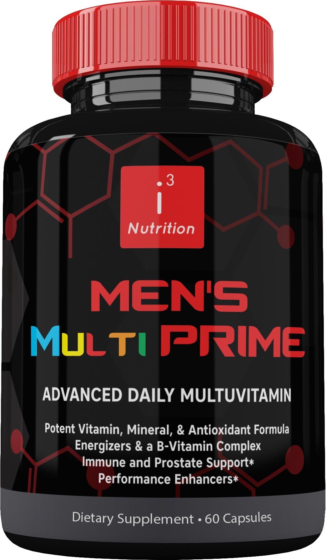 Men's Multi Prime : One a Day Mens Multivitamin : 60 Capsules : Best One a Day Mens Multivitamin Dietary Supplement for Increased Energy, Focus, Immunity Support to Stay at Your Peak!