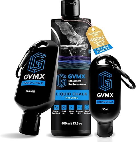 Miniatura 9 de 50ML100ML400ML Superior Grip Premium Liquid Chalk. Long Lasting Mess-Free Gym Chalk for Weightlifting, Gymnastics, Climbing. Fast Drying Refillable