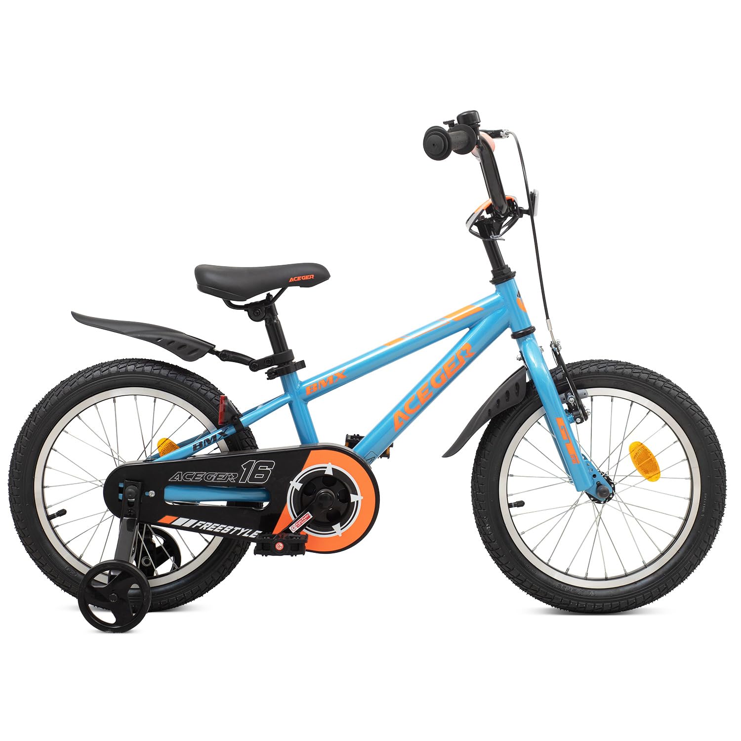 ACEGER Marco Kids Bike for Boys Girls Toddlers, Unisex for Aged 3-13 Years, 12 14 16 Inch Children Bicycle with Training Wheels, 20 Inch Bike with Kickstand,Multiple Colors