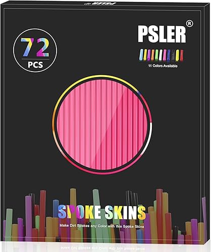 Miniatura 59 de PSLER 72 fundas de radios para decoración de tuberías para motocicleta, motocross, pit Dirt Bike Azul cielo