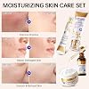 Collagen Skin Care Set, Anti Aging Skincare Set for Wrinkles & Fine Lines, Shrink Pores, Hydrate & Firm Skin, 7 Pcs Skincare Kits for Women with Cleanser, Toner, Serum, Cream, Eye Cream, 2 Pcs Masks.