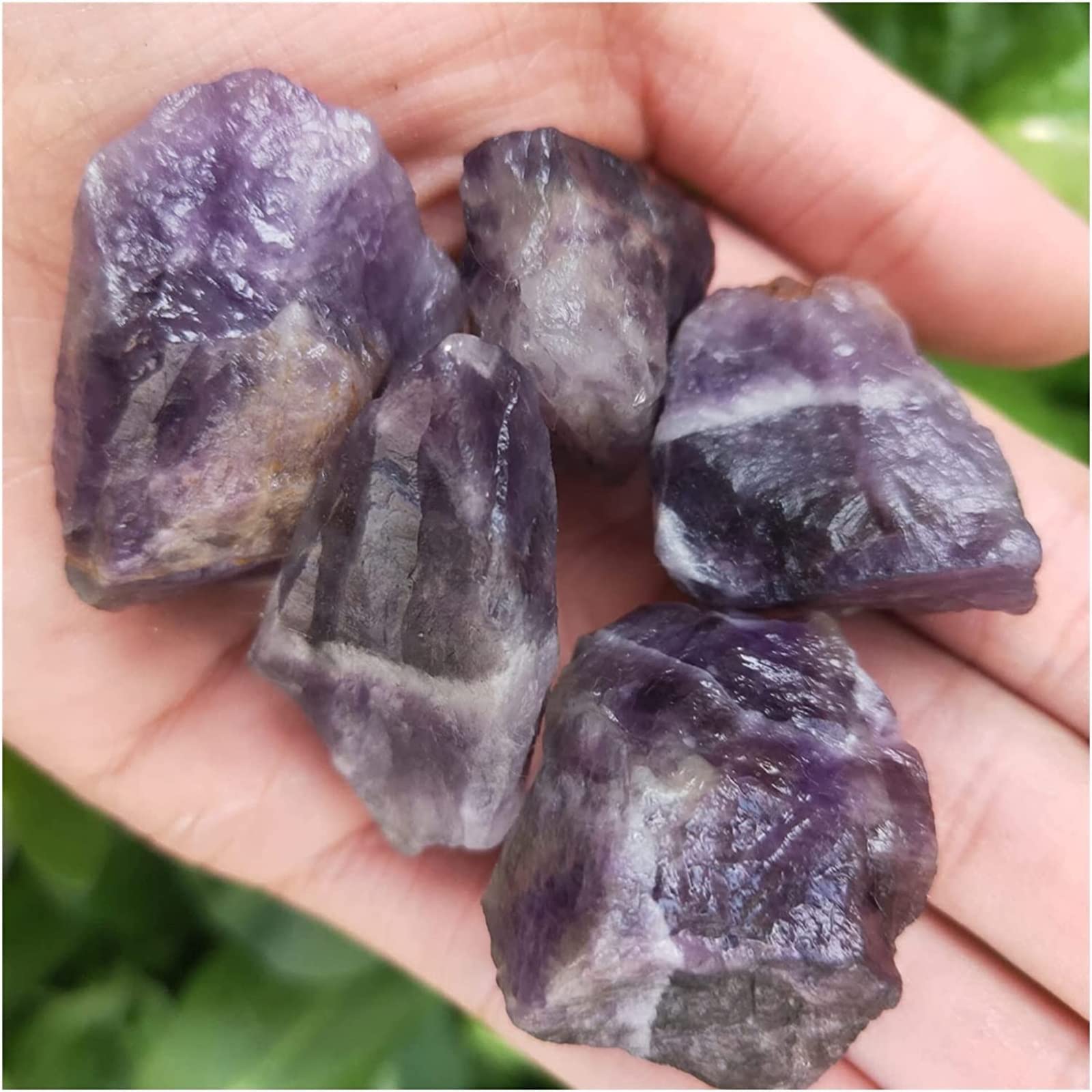 Améthyste rugueuse de 100g, pierre violette pour méditation et décoration feng shui