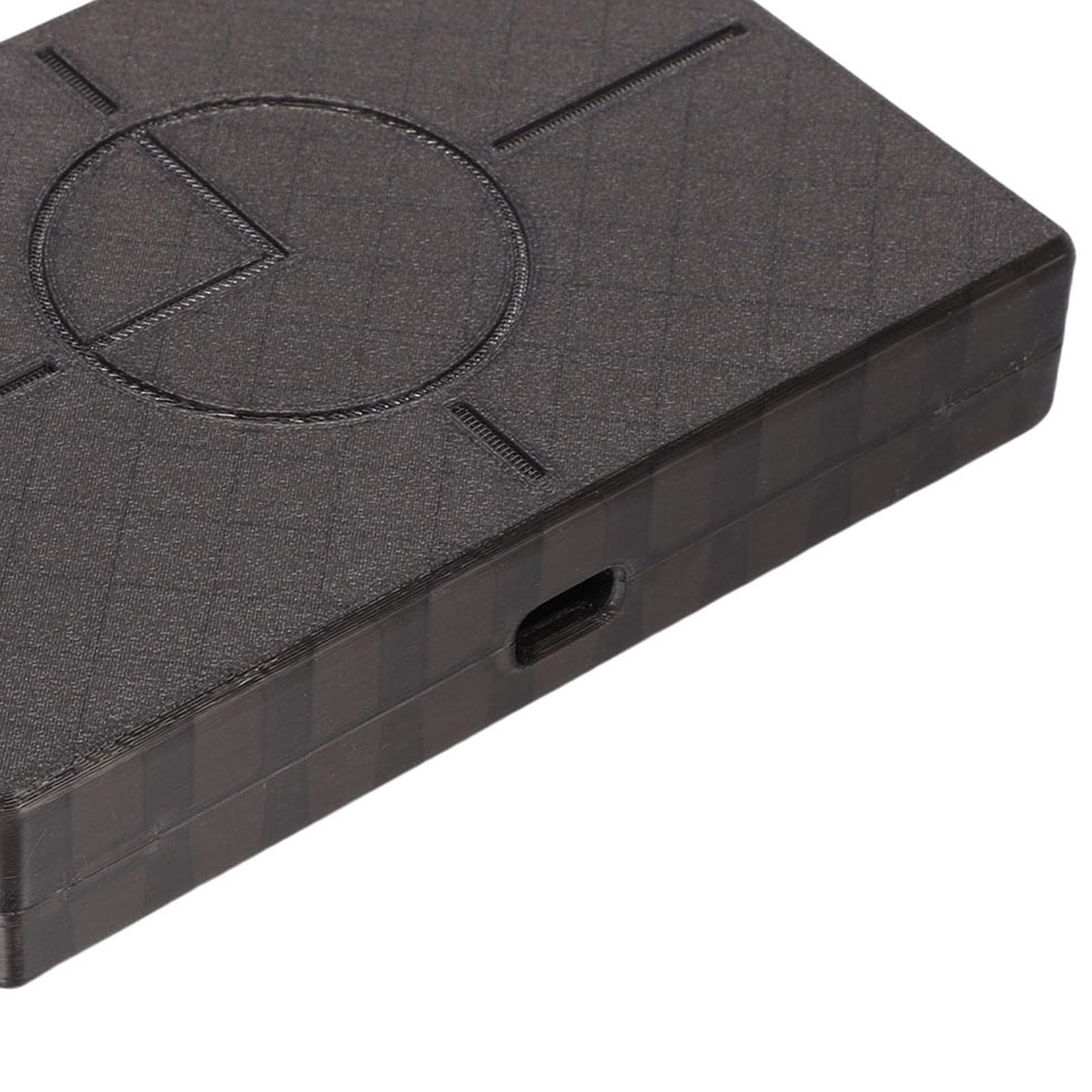 Jiawu Étui de Rangement Antichoc de qualité Supérieure, adapté à la Console de Jeu Rétro Flip 2, Boîte de Voyage de Protection pour Les Joueurs, PETG, Noir