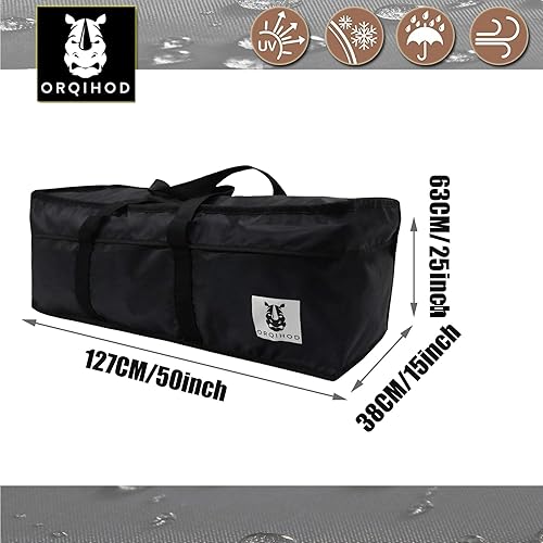 Miniatura 8 de Bolsa de almacenamiento de cojines para exteriores, impermeable, bolsa extra grande para cojines de exterior, 420D resistente, bolsas de