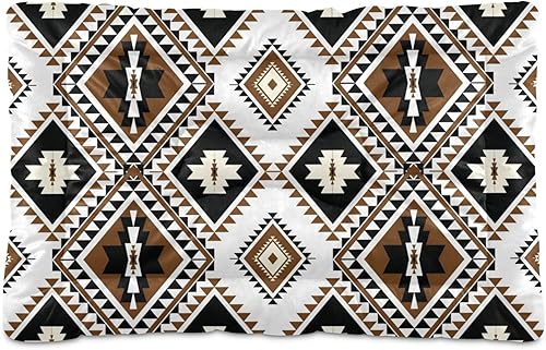 Aztec Navajo - Tapete de cama para mascotas para perros y gatos, diseño inferior antideslizante, lavable, para cama de dormir para mascotas, 36 x 24