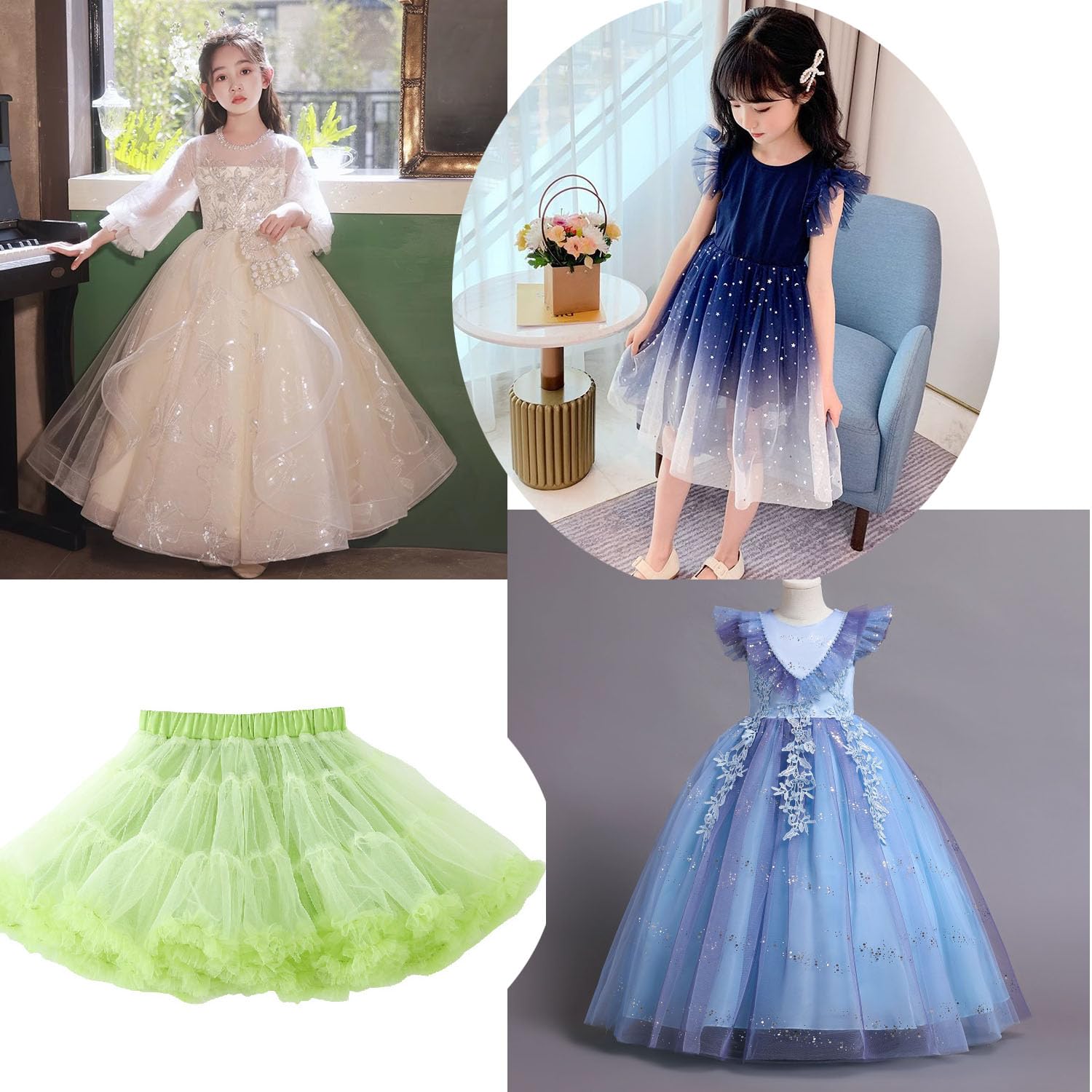 Tüllstoff Meterware mit Glitzernde Stern 2000×150cm Tüll Dekoband Weich Garn Tuch Tüll Deko Stoffe Hochzeit Tüllband Organza Stoffe zum Nähen für DIY Bekleidung Tutu Rock Schwarz 20 Meter
