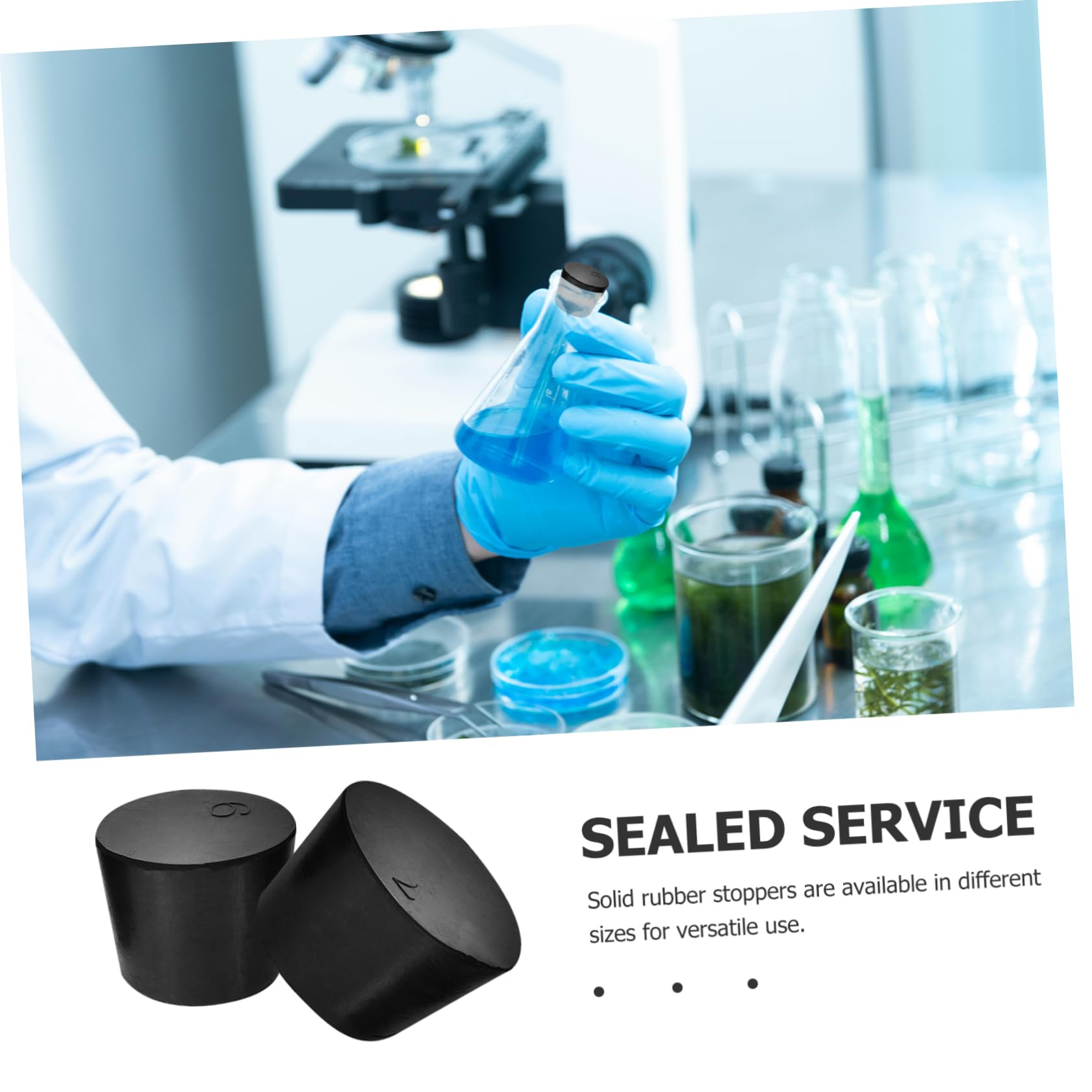 PRETYZOOM 3 Set Tappo Di Gomma Per Spina Da Laboratorio Tappi Di Arresto Parti Di Ricambio Per Laboratori Plug Del Tappo Tappisti Di Gomma Da Laboratorio Nero Gomma Da Cancellare 27 Pezzi*3