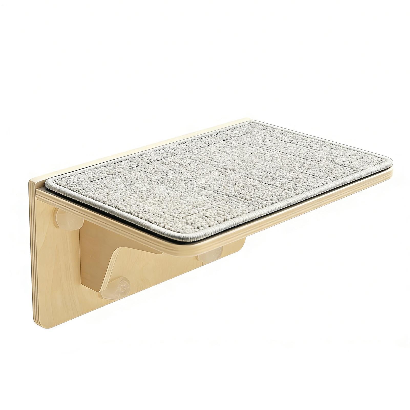 Balcón Ventana para Gatos Asiento Escalador De Madera Con | Estante para Gatos de Pared o Ventana Para Hogar, Sala De Estar, Dormitorio, Ático