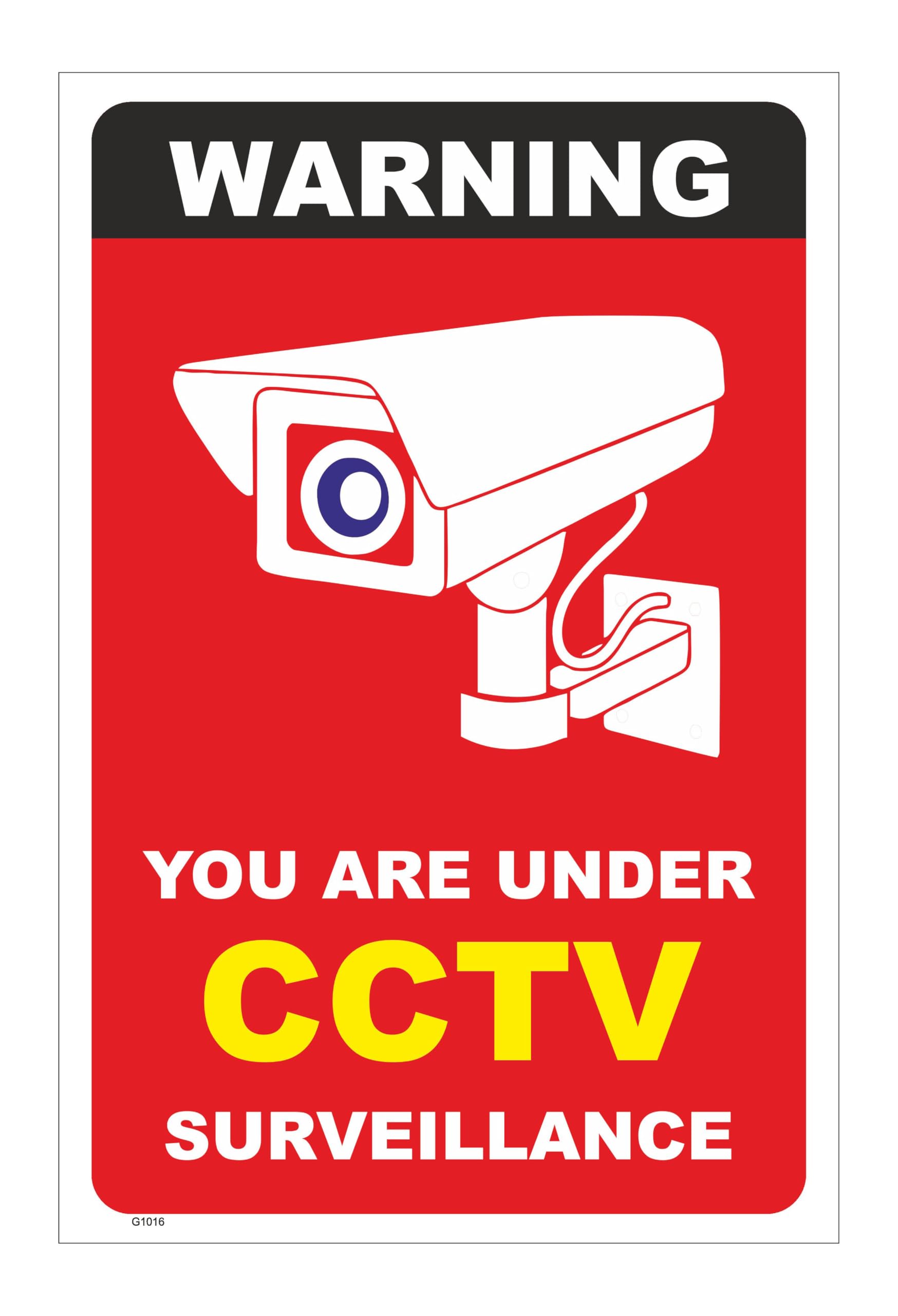 Cctv Red Sign
