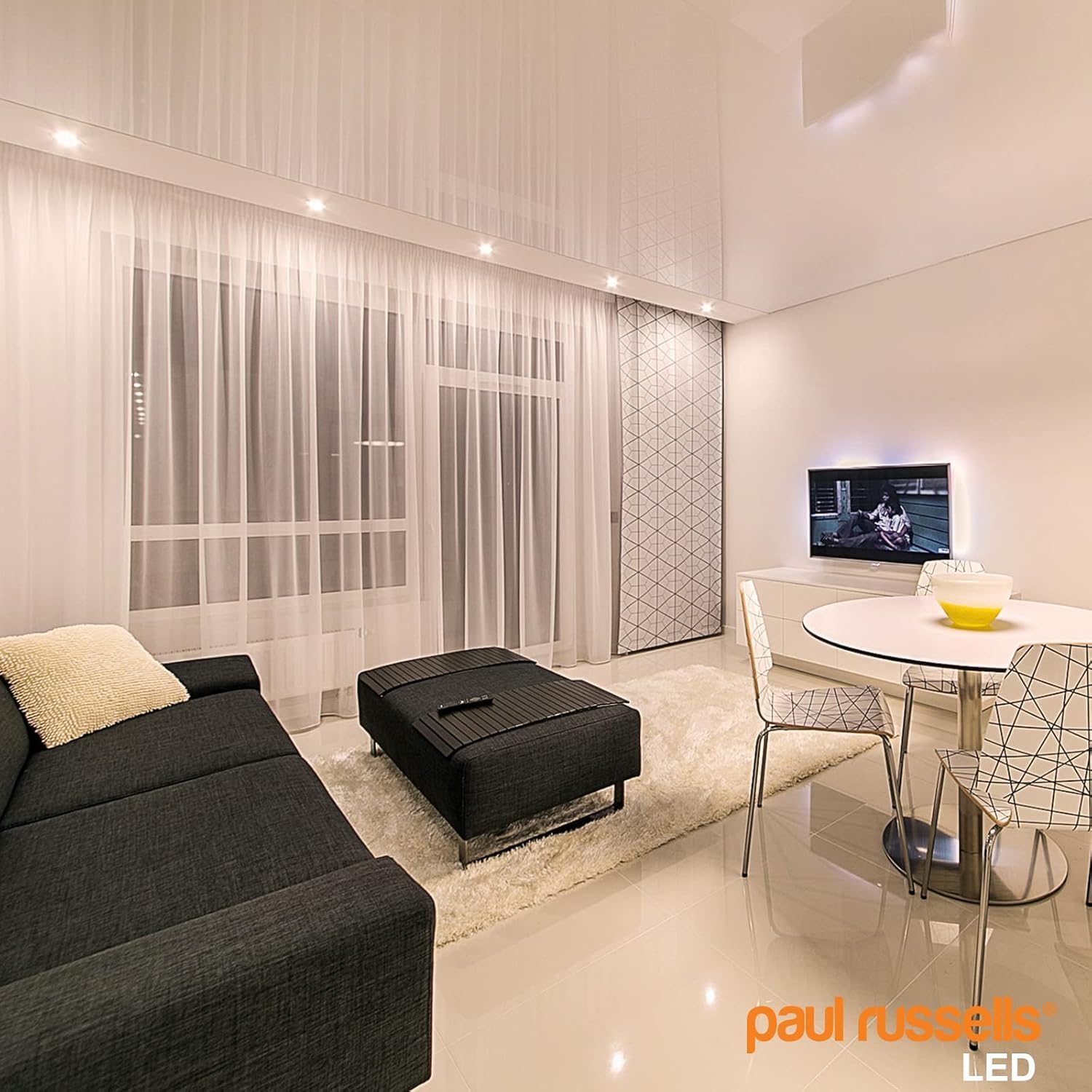 paul russells GU10 LED Bulbs 4.9W 400 Lumens Cool White 4000K Non Dimmable LED Spotlight Bulbs for Ceiling Light LED Ceiling Lighting - Image 4