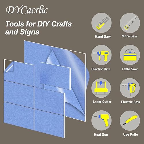 Miniatura 6 de Hojas de plexiglás acrílico transparente, 18 x 24 pulgadas, 14 de grosor, 2 unidades, plexiglás acrílico transparente para señalización, pantalla,