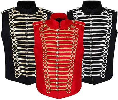 Amazon.com: Ro Rox Steampunk Napoleon Sleeveless Military Drummer