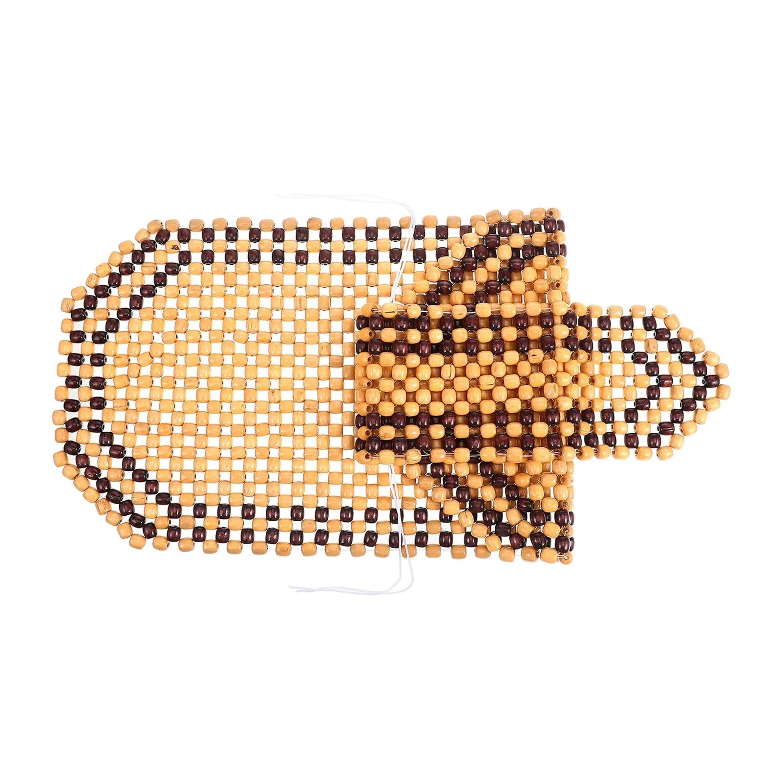 Hviyroi car seat cushion Car Wood Bead Seat Cushion Breathable Air Circulation Auto Supplies