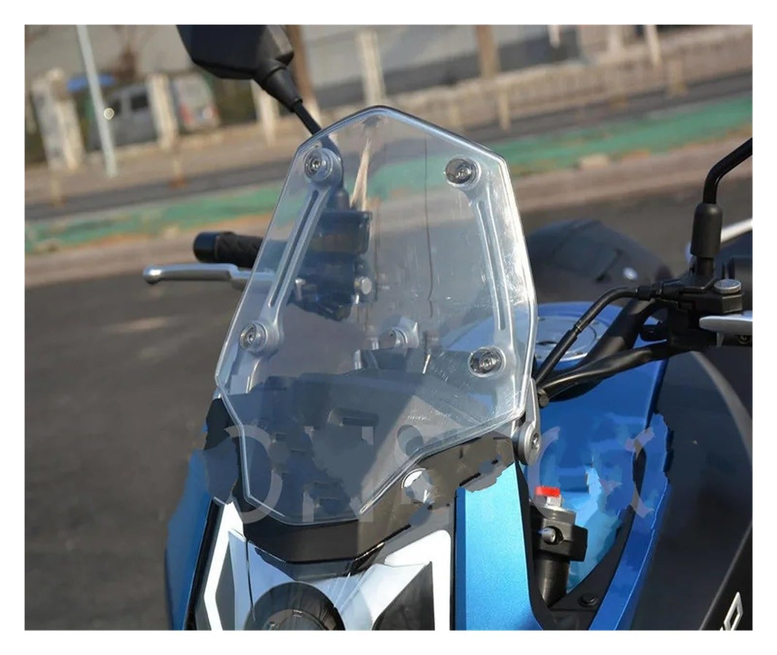 Parabrezza Moto Per CFMOTO Per CF 650-3 650 MT Parabrezza Anteriore Per Moto In Plastica ABS Trasparente 650mt Deflettori Antivento Parabrezza Moto Deflettore