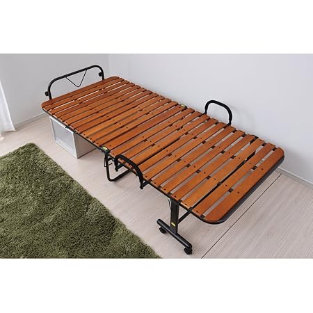 Amazon コーナン オリジナル 折り畳みすのこベッド Kr18 0042 通気性がよい 湿気対策 ふとんを干す ベッド下高さ31ｃｍ ベッドフレーム オンライン通販