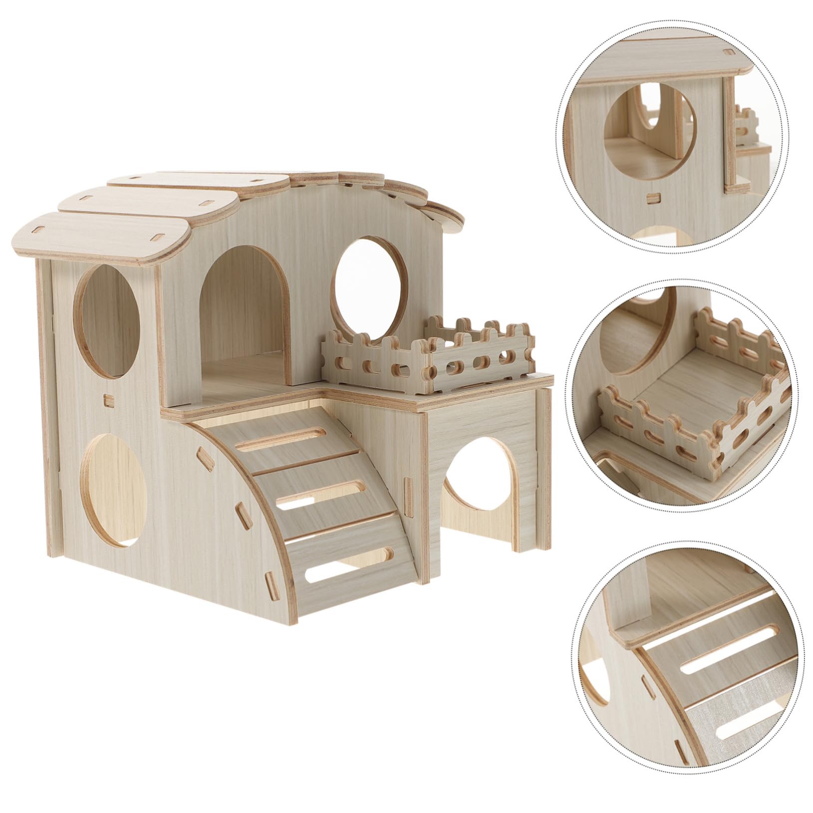 Dom dla chomika Dekoracyjne gniazdo zwierzaka Kryjówka Chatka Zabawka do ćwiczeń Pet Playing Hou