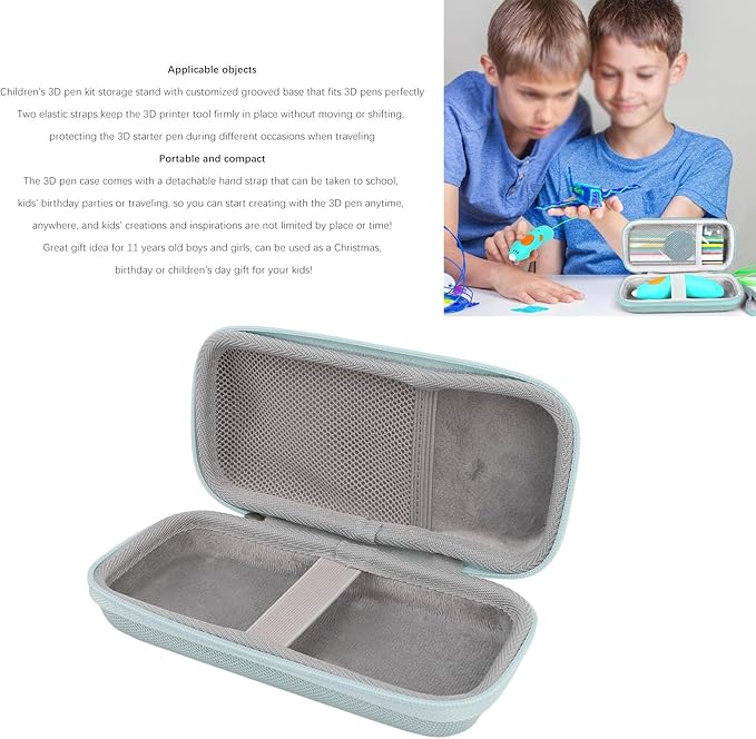 Estuche para Lápiz 3D EVA Resistente a Golpes con Cremallera miniatura 2