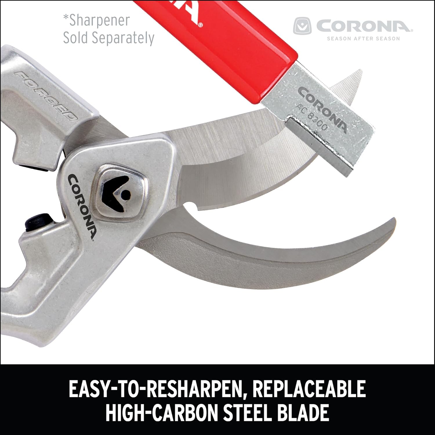 Corona Tools XSeries Pro Bypass Pruner – 1-inch Cut Capacity Heavy-Duty Garden Pruning Shears for Tree, Shrub & Branch Trimming, Professional Landscaping Hand Pruner