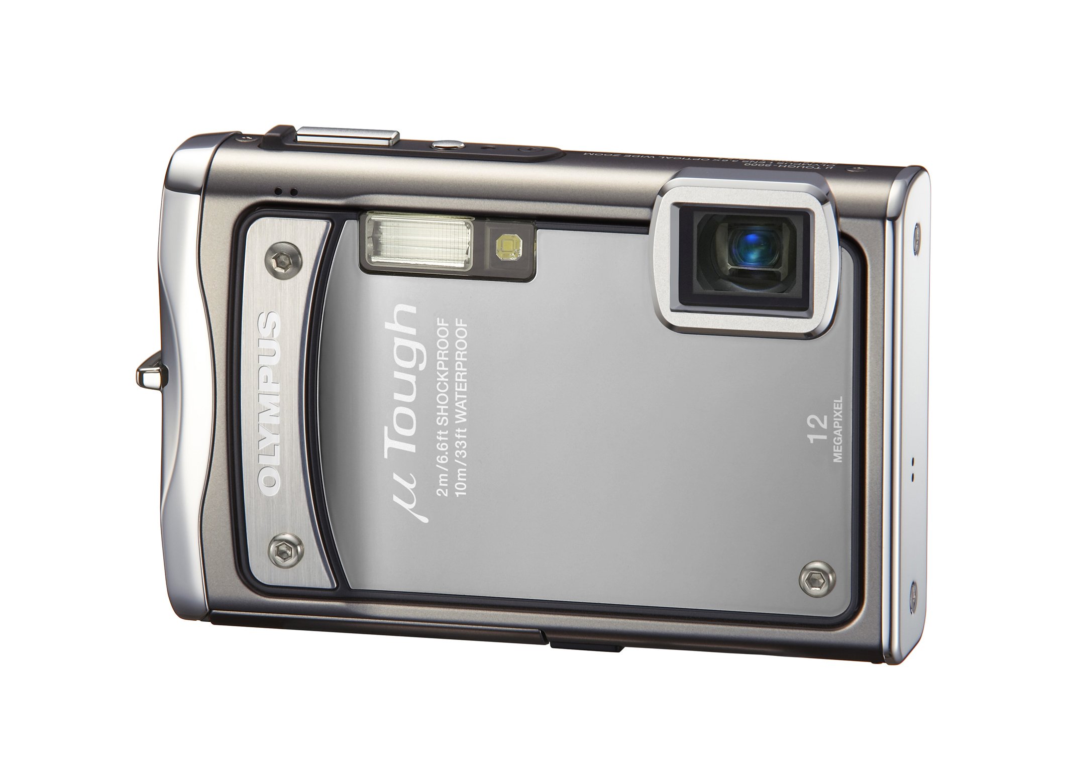 Olympus TOUGH-8000 Appareil photo compact numérique 12 Mpix Zoom Optique 3,6x Ecran LCD 2,7" Etanche et anti-choc Argent