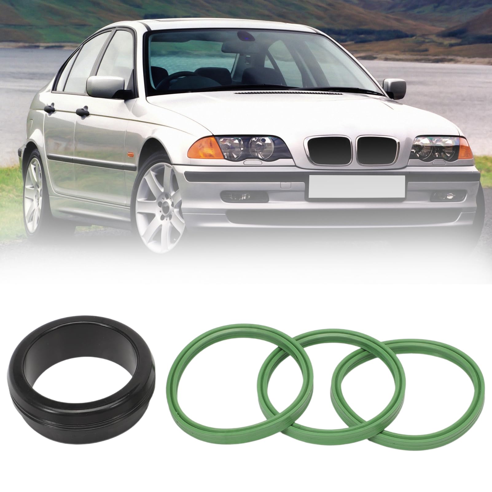 4x Ladeluftkühler Dichtungssatz Für BMW 3er E46 330d - Formdichtungen Turboschlauch