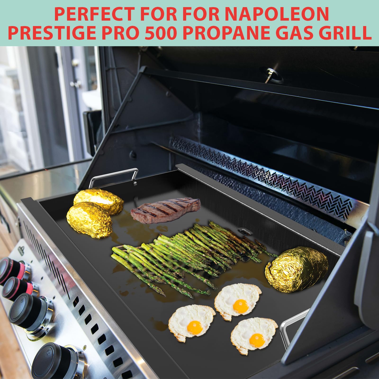 Amazon.com: Full Size Griddle Insert for Napoleon Prestige PRO 500