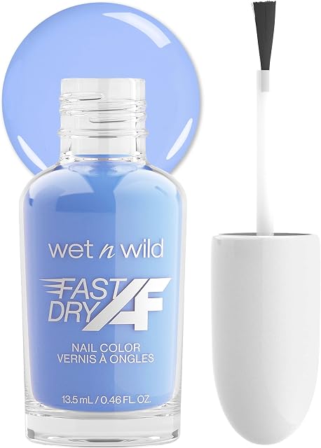 Wet n Wild Fast Dry AF Nail Color Blue Sin-derella