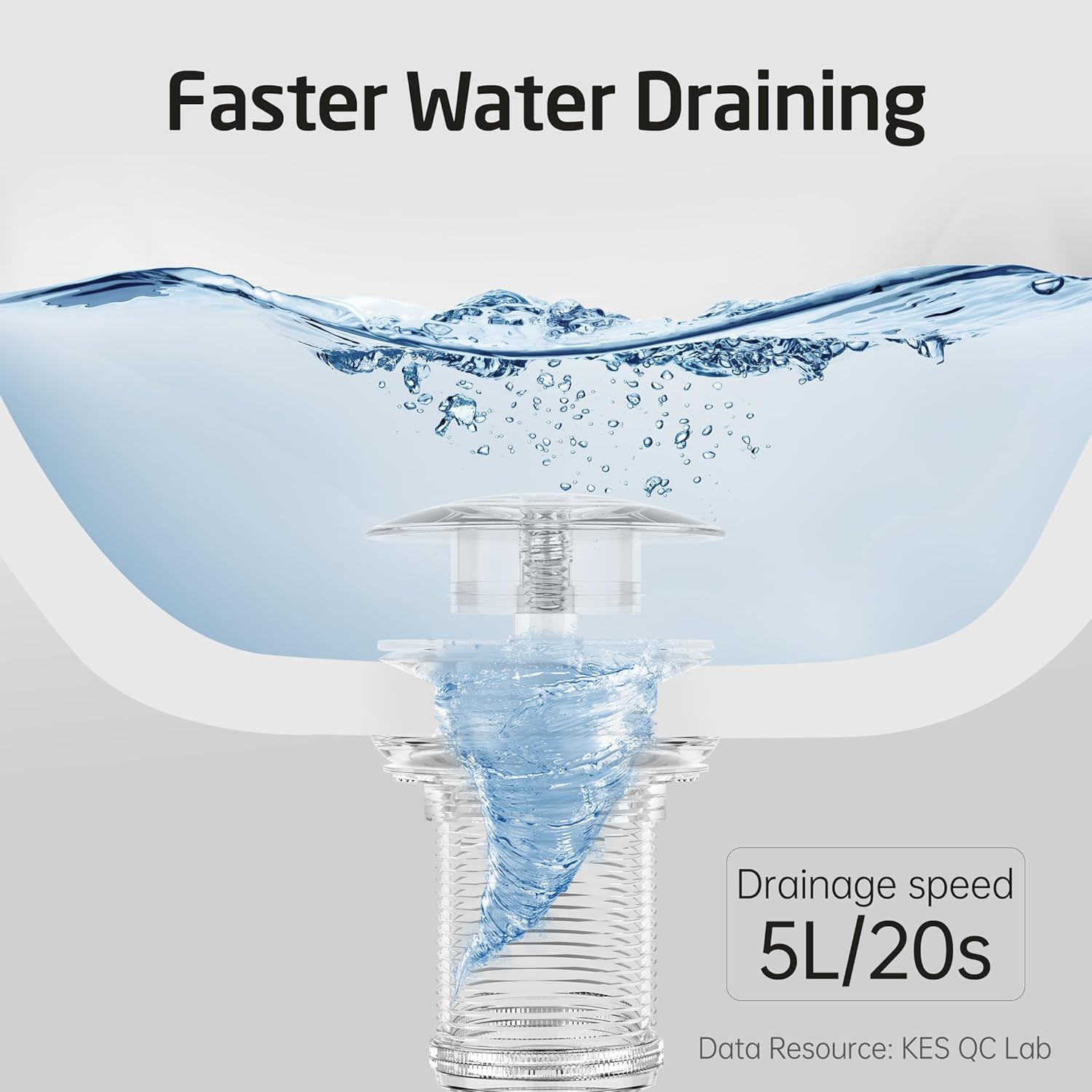 KES Pop Up Drain Without Overflow, Bathroom Sink Stopper for Vessel Vanity Sink 2 Pack Polished Chrome, All Metal Rustproof Brass and 304 Stainless Steel, for 1.6"-1.9" Sink Hole, S2008D-CH-P2