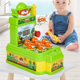 Whack a Mole Game Toys, Parent-Child Interaction Toys, Developmental Sensory Toy for Boys and Girls S