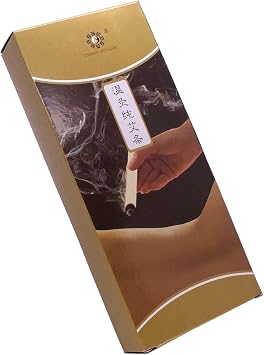 Pure Moxa Rolls for Mild Moxibustion (Box of 10 Rolls)