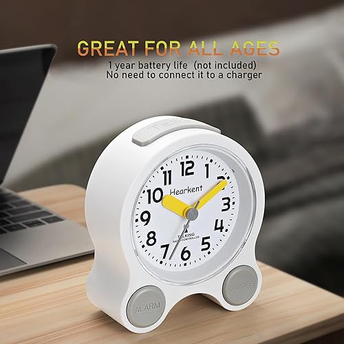 Miniatura 9 de Reloj parlante atómico, hora y fecha de voz clara con repetición y luz, relojes para personas mayores, 5 juegos de alarmas separadas, control de