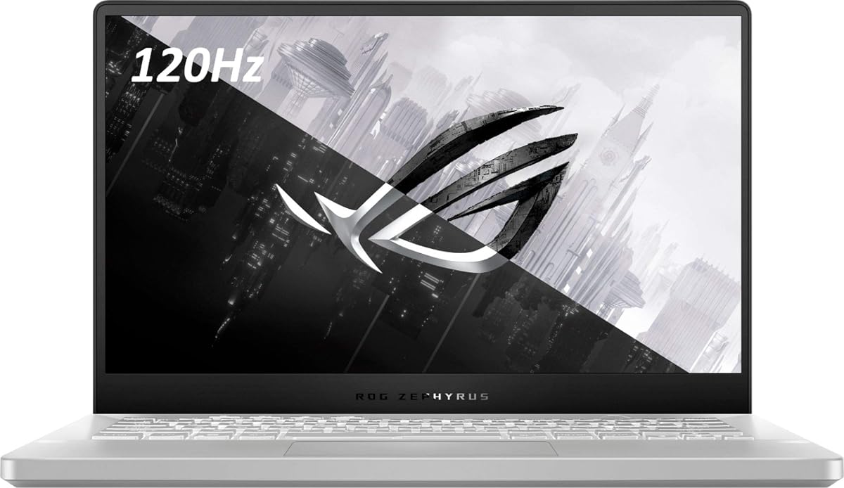 ASUS - ROG Zephyrus G14 14" Gaming Laptop - AMD Ryzen 9-16GB Memory - NVIDIA GeForce RTX 2060-1TB SSD - Moonlight White