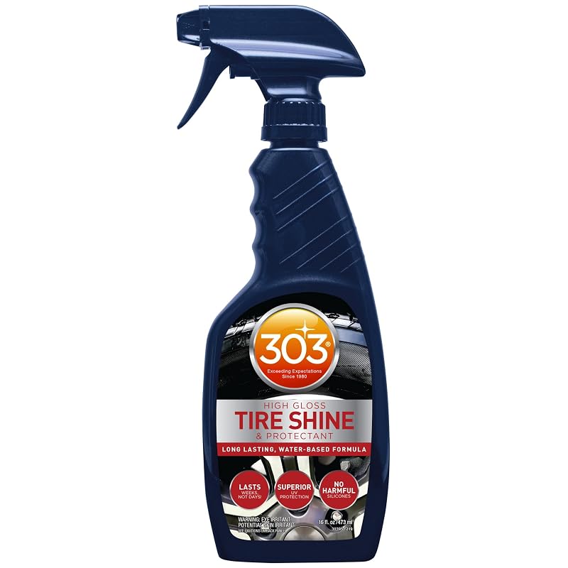 303 Products Brilho para Pneus e Protetor à Base de Água, 473 mL