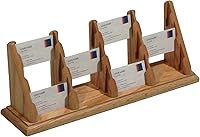 Vista 35 de Wooden Mallet, Tarjetero negro de 9 bolsillos para encimera