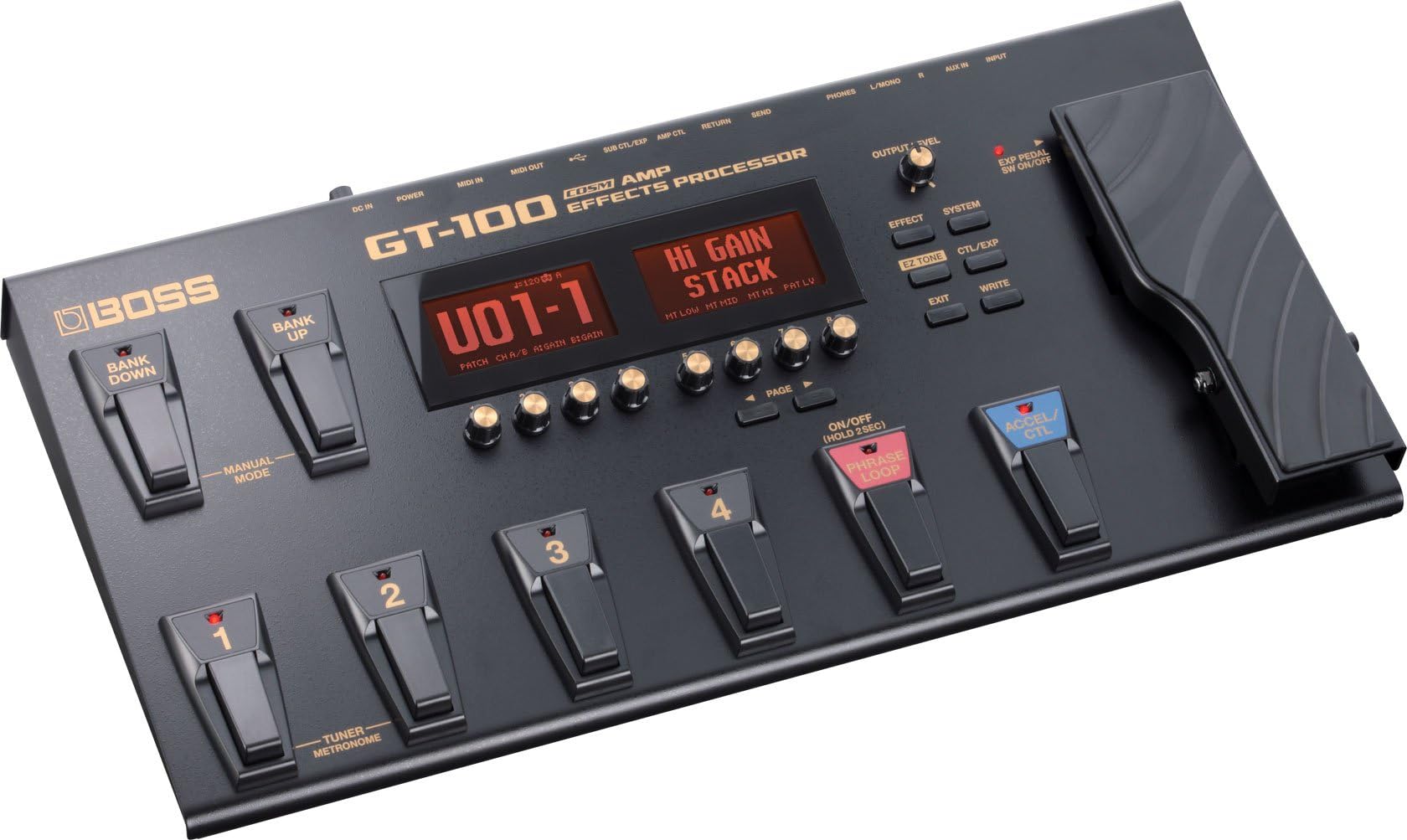 BOSS Gt-100 Guitar Multi-Effects Pedal