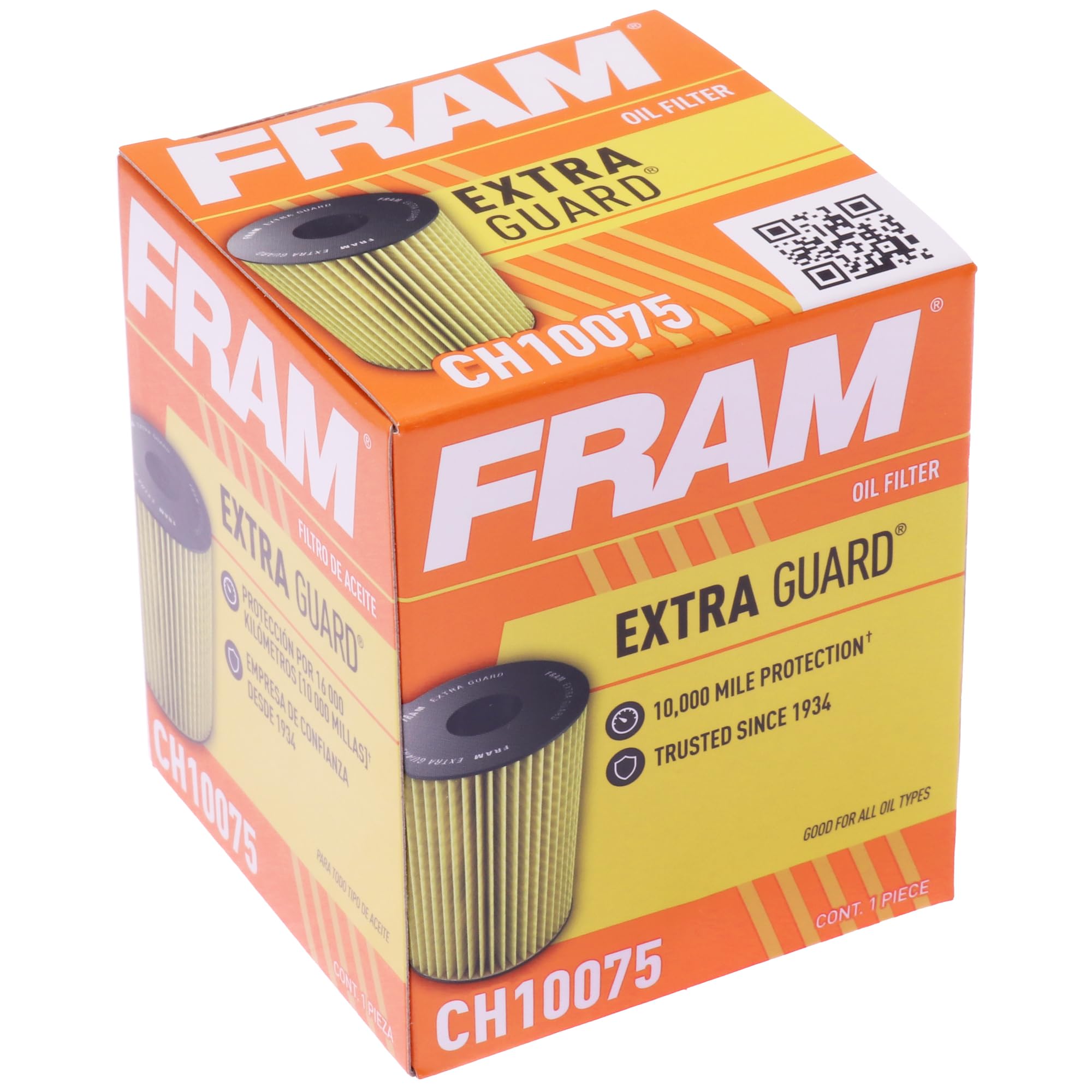 Fram Extra Guard CH11885, Filtro De Aceite De Cartucho De Intervalo De