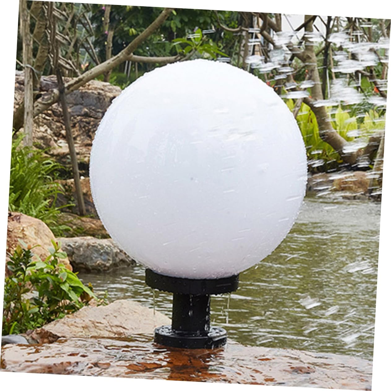 Alipis Milky White Acrylic Spherical Lampshade for Outdoor Light Fixtures Replacement Globe Light Cover