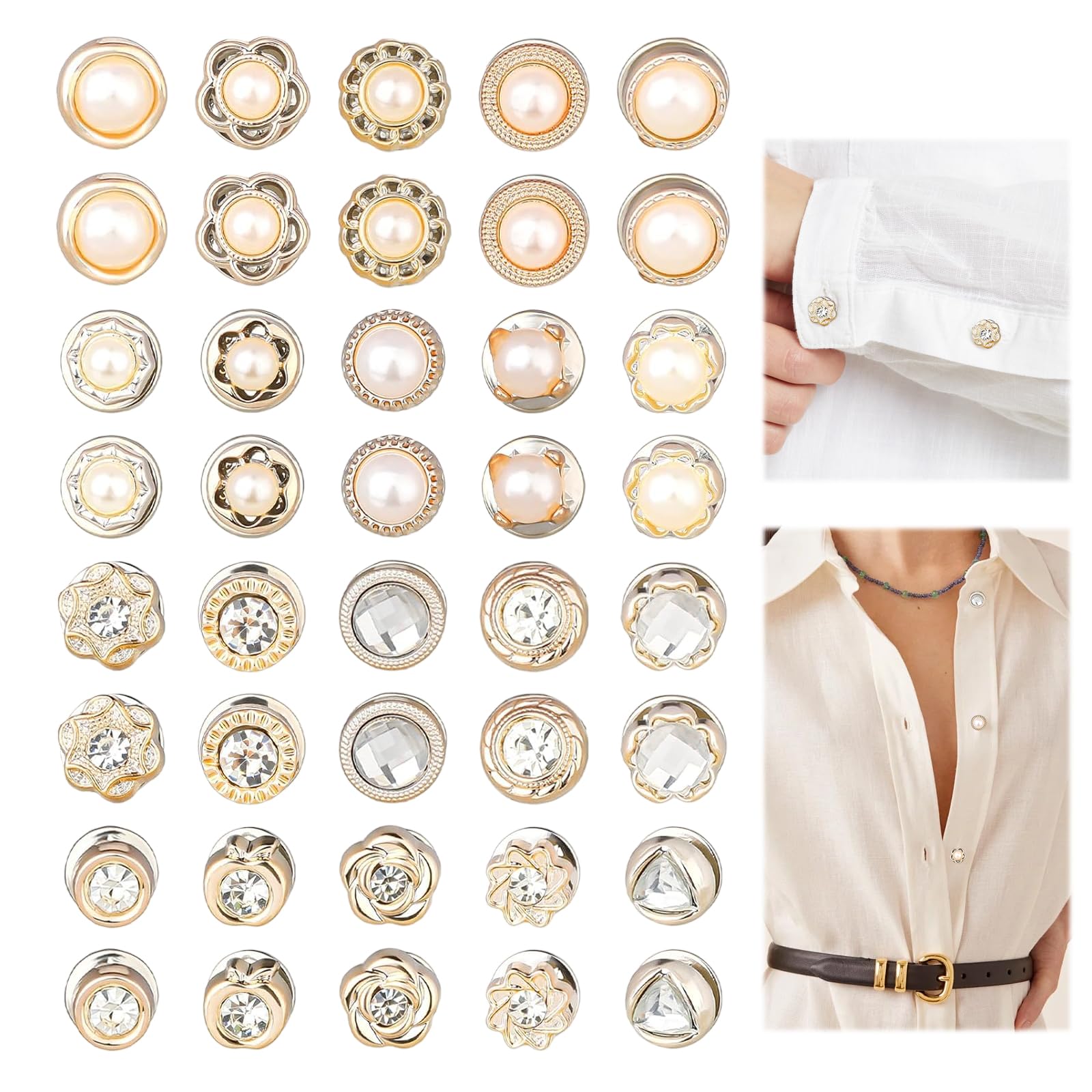 60 Stück Broschen & Anstecknadeln Set - Sicherheitsnadeln Für Kleidung