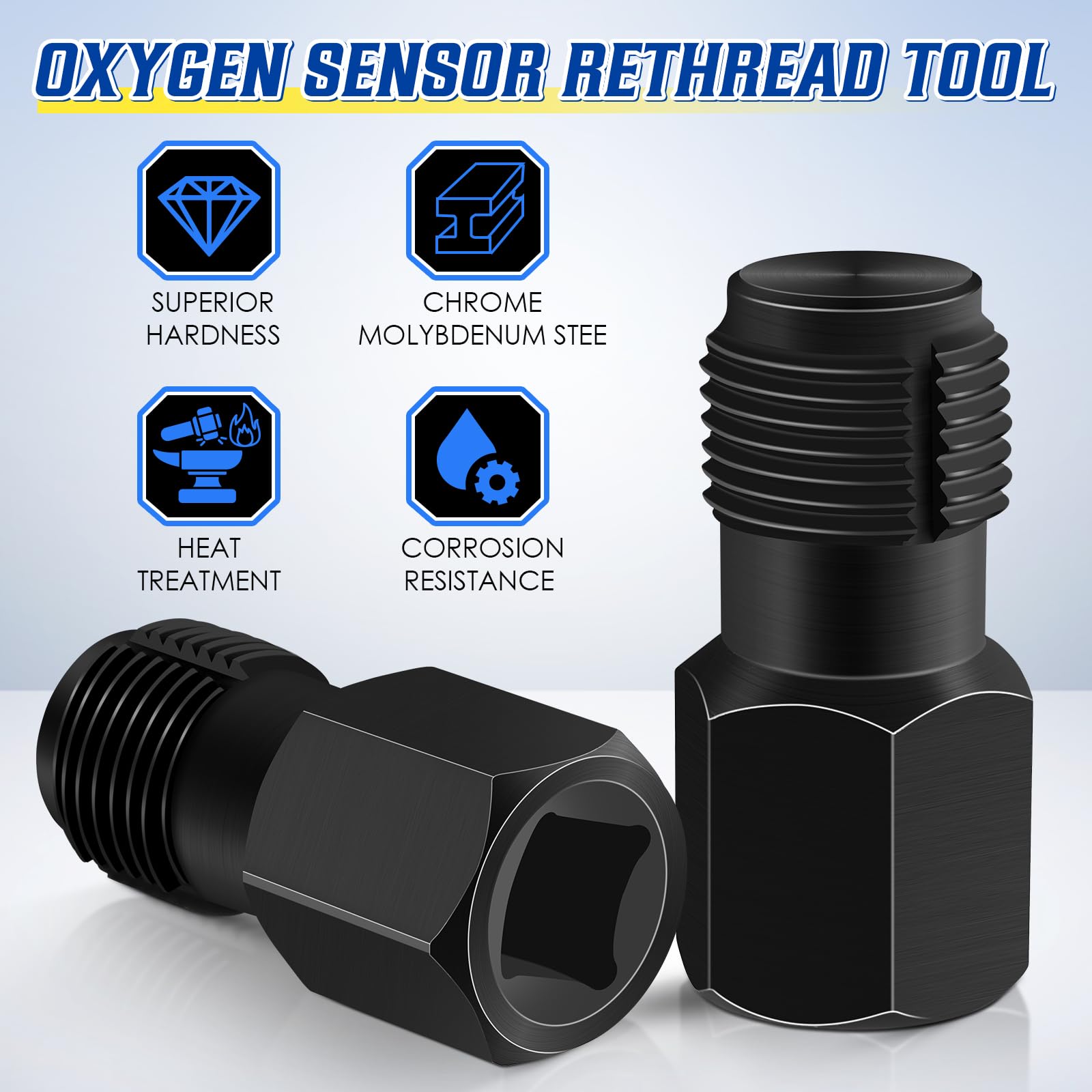 02 Sensor Thread Pitch Snapklik.com : Datanly 2 Pcs Oxygen Sensor Thread Chaser M18 X 1.5mm ...