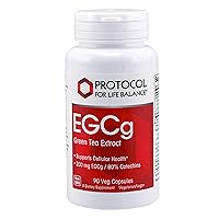 Vista 1 de Protocol EGCg 200 mg - 200 mg de extracto de té verde EGCg - Suplemento de fitonutrientes y polifenoles* - Kosher y vegano - 90 cápsulas vegetales