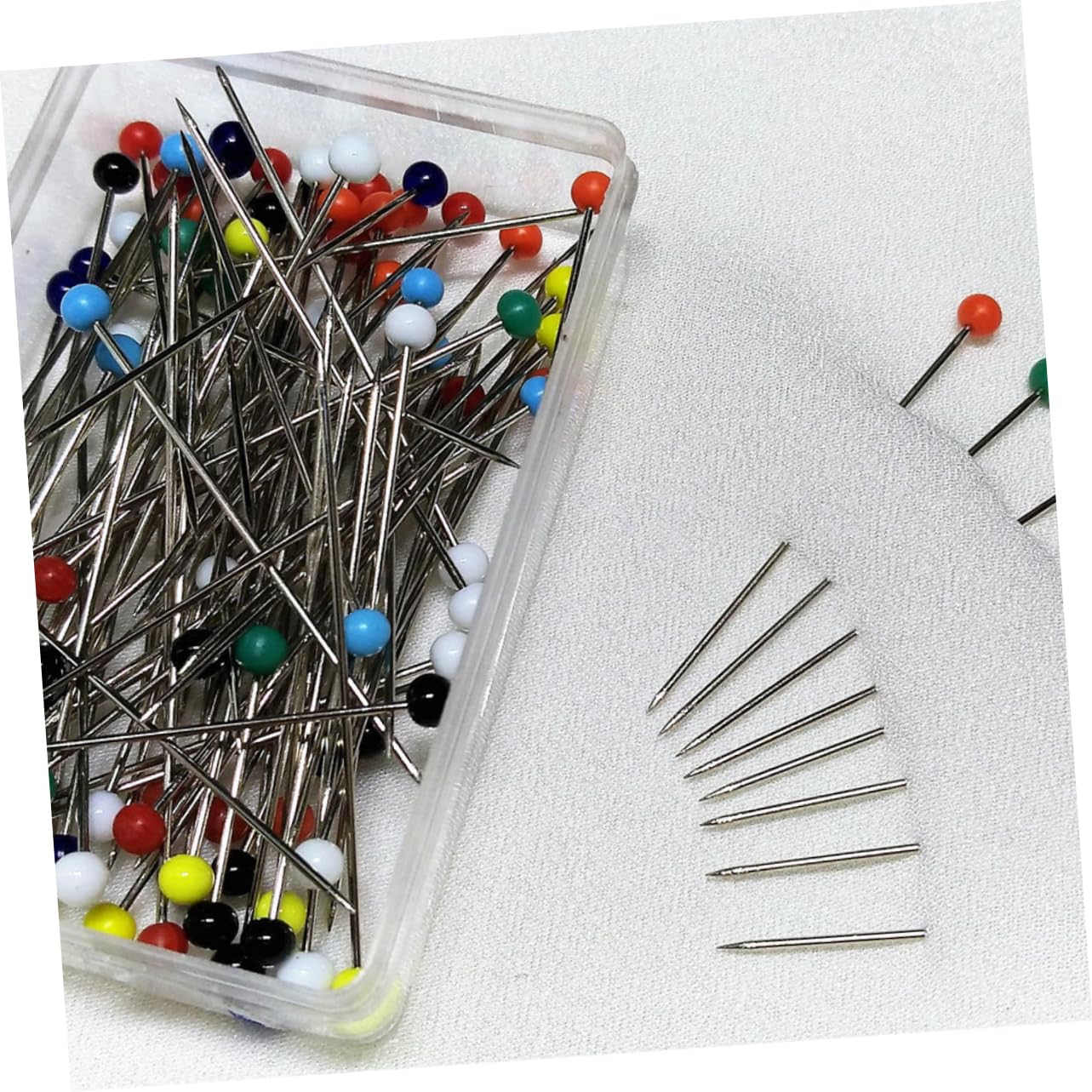 ARTIBETTER 100pcs Glass Pearlized Head Ball Sewing Pins 38mm DIY Crafts Jewelry Dress Making - Image 8