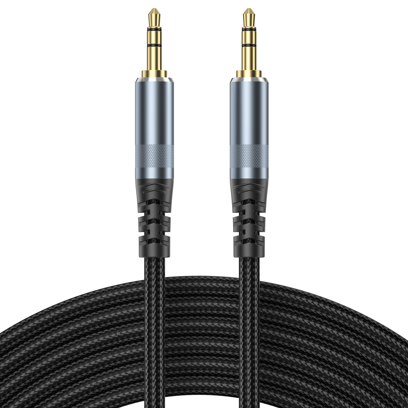AUX Cable 10ft, 3.5mm Audio Cable Long Aux Cord Male to Male 10 Feet Auxiliary Headphone Stereo TRS 1/8 Jack Hi-Fi Sound Compatible with Car TV Laptop Smartphone Tablet